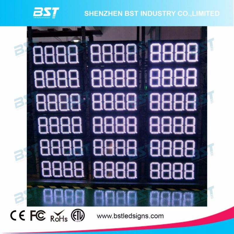 Outdoor Red Color Gas Price LED Sign