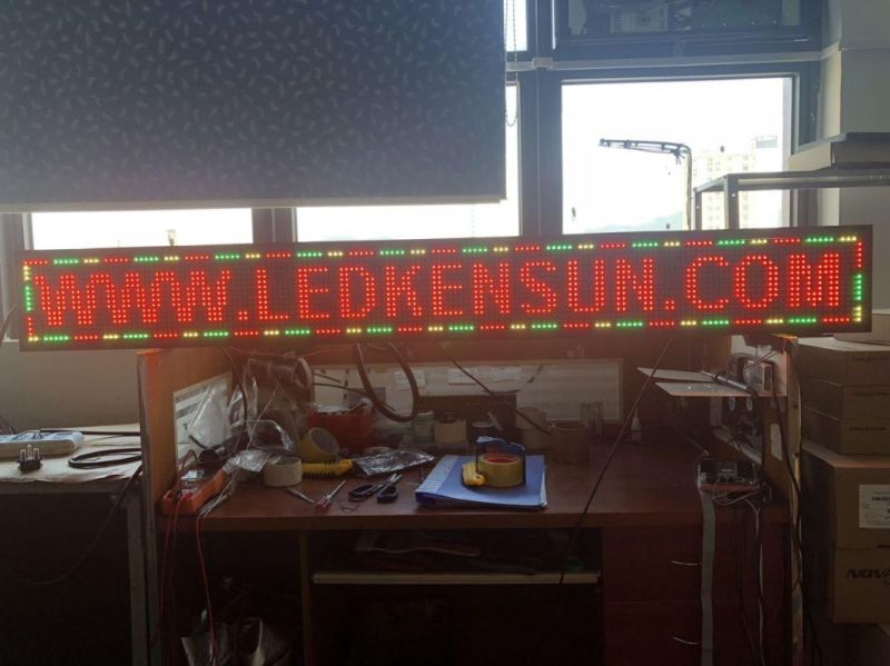 Semi-Outdoor P10 SMD Full Color Scrolling Text LED Display Sign