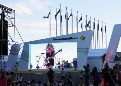 P2.976 Indoor Outdoor Stage LED Digital Backdrop Advertising Video Screens