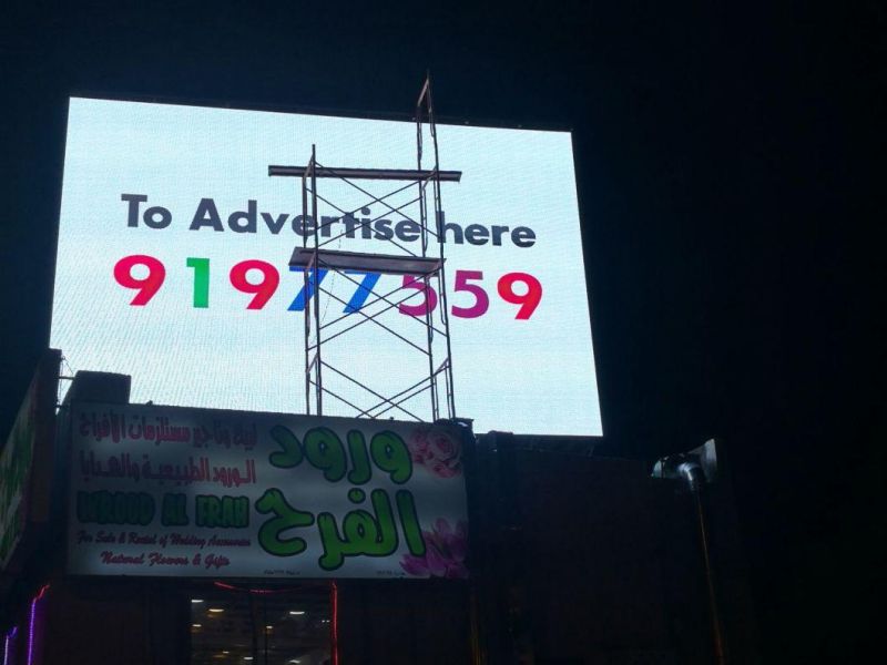 8000CD P10 P8 P5 Full Color Advertising LED Display