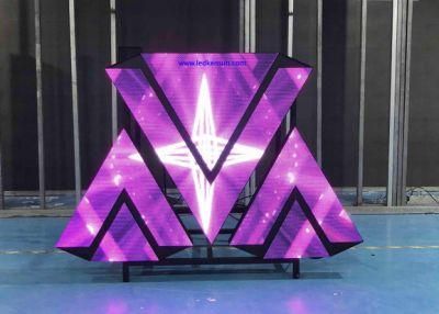 P4.33 Pixel Pitch DJ LED Sign 3D DJ Console Indoor Light Display LED Screen