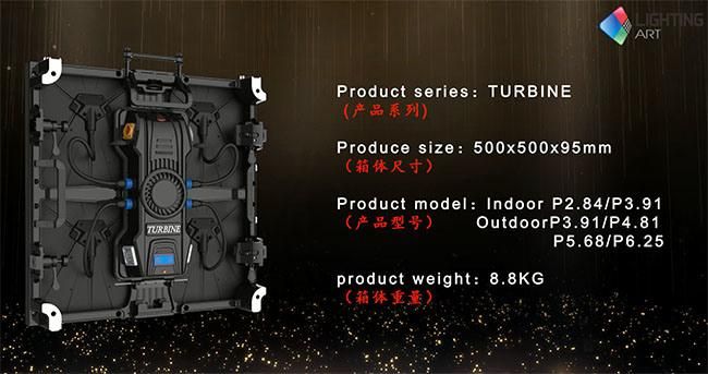 SMD Price LED Full Color Outdoor Display Advertisement 500 * 500 mm Aluminum Cabinet P3.91 Rental LED Display for Stage Show