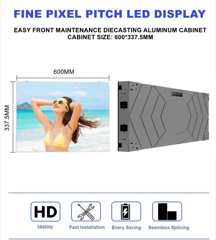 Indoor Ultra High Definition P1.25 LED Video Wall