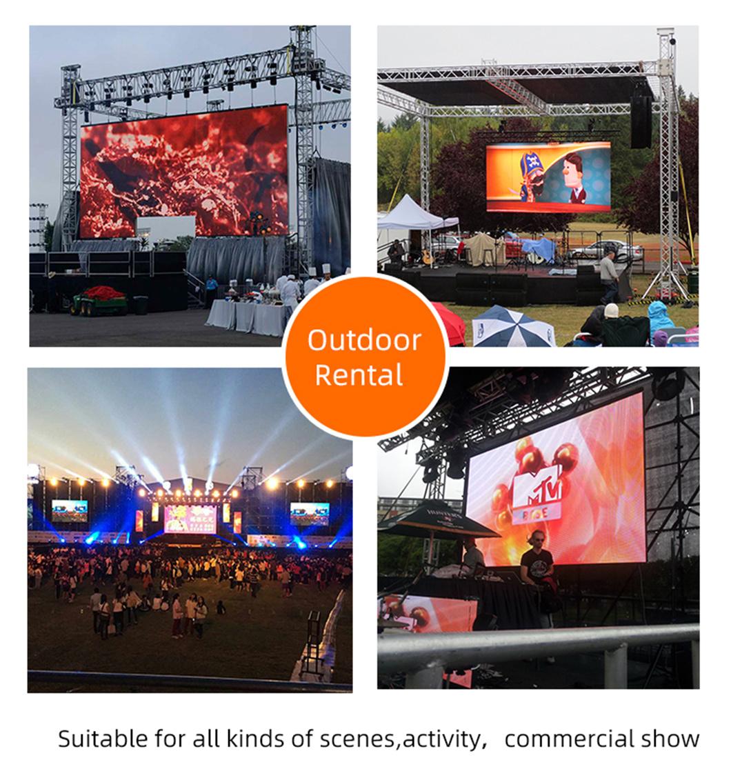 Top-Rated P3.91 Indoor Advertising Rental LED Display Screen