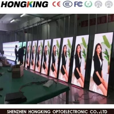 USB WiFi Wireless Smart Connect Indoor Outdoor Digital Panel Standing Advertising Display LED Poster Screen