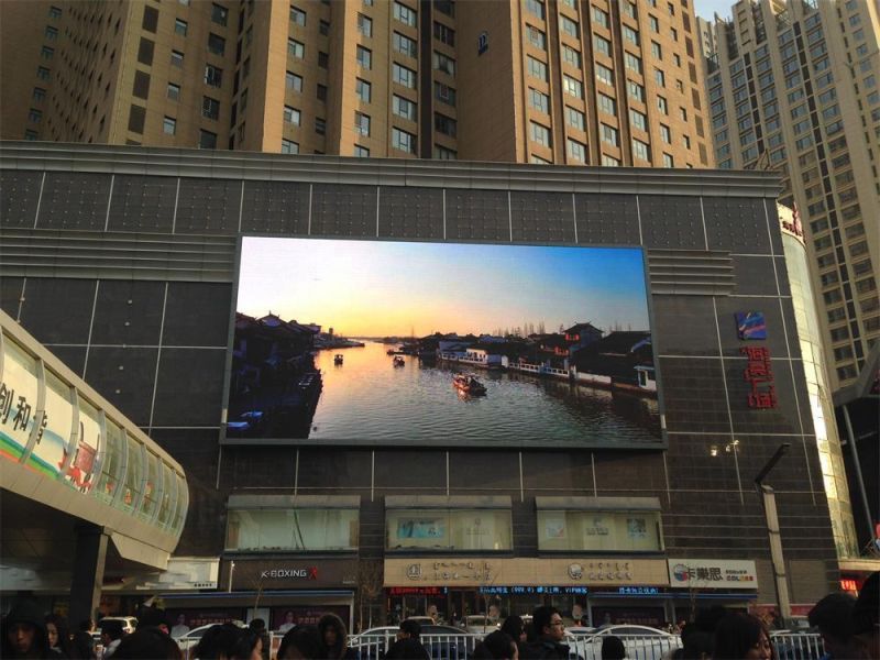 Waterproof Outdoor Fixed P16mm DIP RGB Full Color Advertising LED Display Screen 10000CD