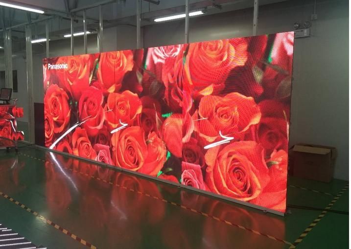 Text Fws Cardboard and Wooden Carton P3.33 LED Display Screen with UL