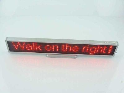 Red Colour LED Desktop Display (BST-B16128AR)