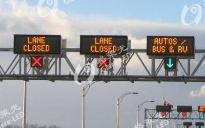 Pixel Pitch 33.33 Highway Outdoor Variable Message Sign Traffic LED Display Panel