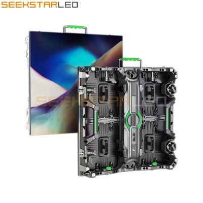 500*1000 500*500 Die Casting Aluminium Cabinet Outdoor Rental LED Display Screen P4.81