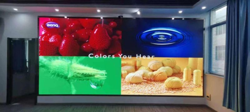 Full Color P1.86 Indoor LED Screen Display Front Service Fixed LED Panel Video Wall for Conference