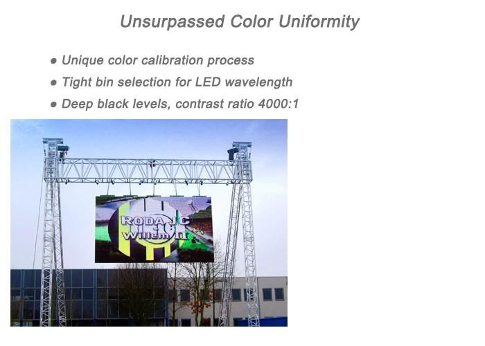 1920Hz P4.81 Module Outdoor Hanging LED Display Screen for Rental