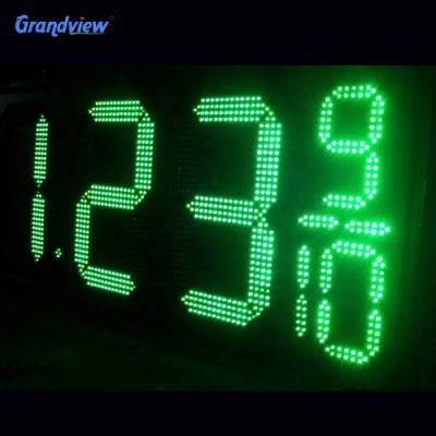 Custom Programmable Digital Temperature Display LED Gas Station Petrol Price Display