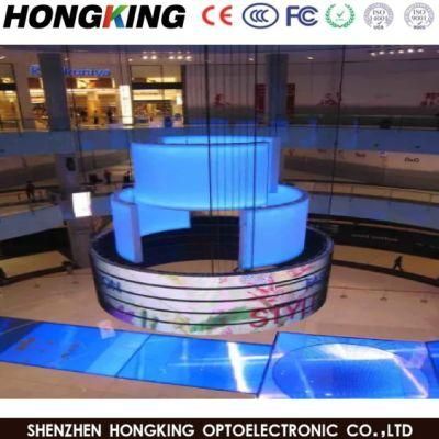 Full Color Soft Curved LED Display Screen Panel for Shopping Mall