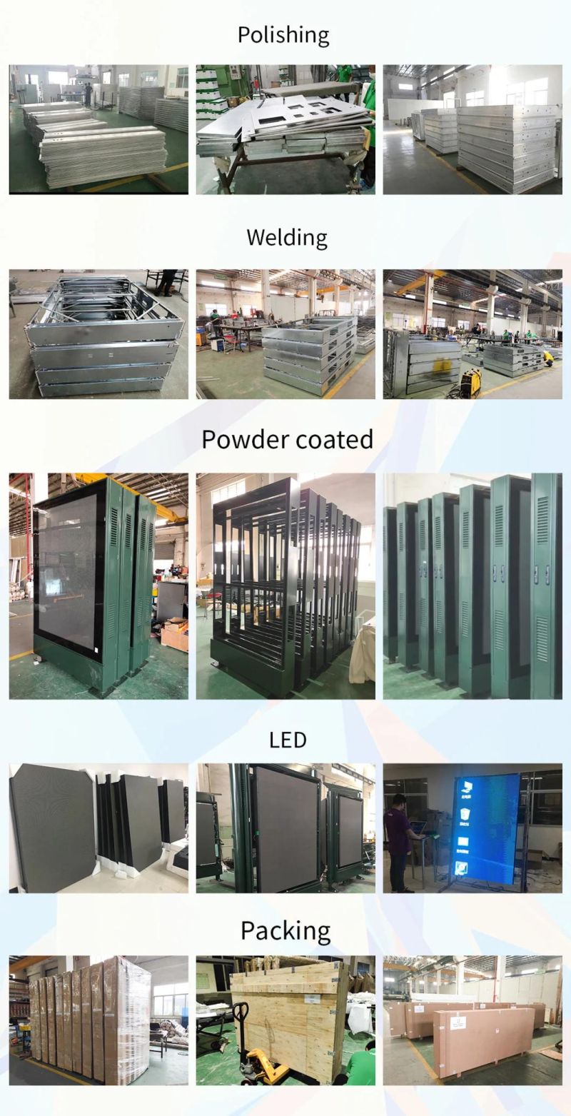 Outdoor Waterproof LED Screen Light Box and Modern Digital Signage Customization