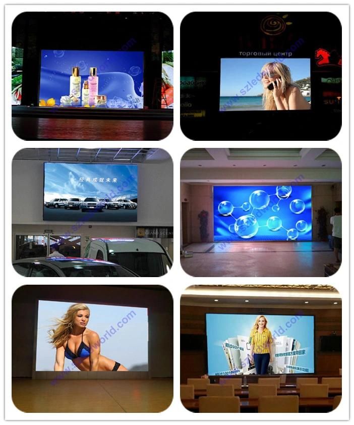 P3 Ce Indoor Multi Color LED Display Screen for Advertising