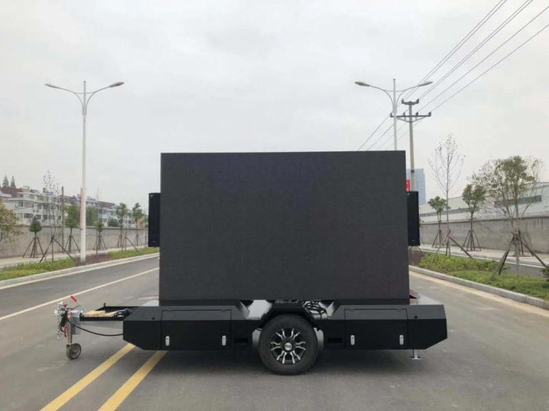 Outdoor Full Color Move Advertising LED Display Trailer