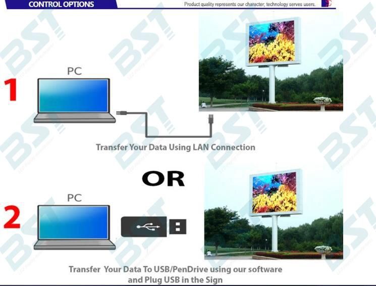 Top SMD Outdoor Advertising LED Display Screen High Brightness LED Video Wall