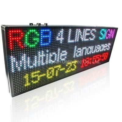 WiFi USB Control Outdoor Advertising Programmable Scrolling P10 Outdoor LED Sign