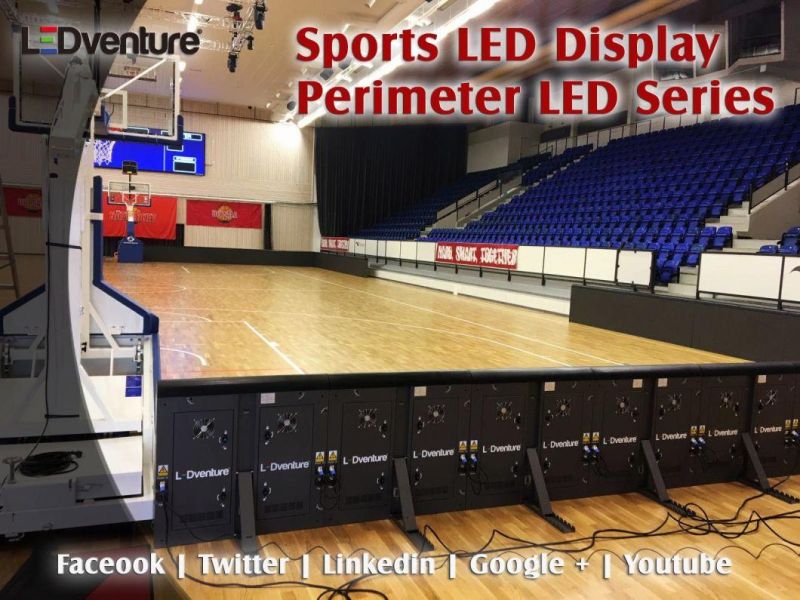 P6 Indoor Sports Stadium Perimeter LED Advetising Screen Display