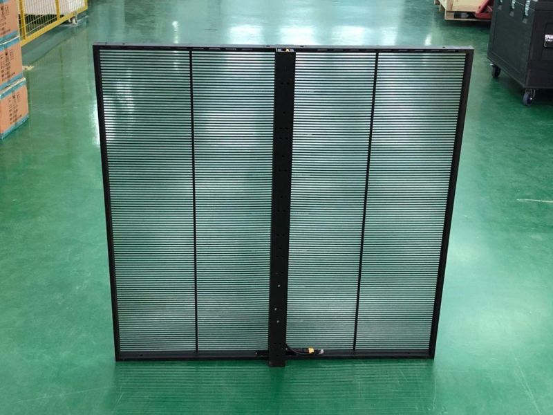 Mesh Curtain Window See-Through Glass Screen Transparent LED Display