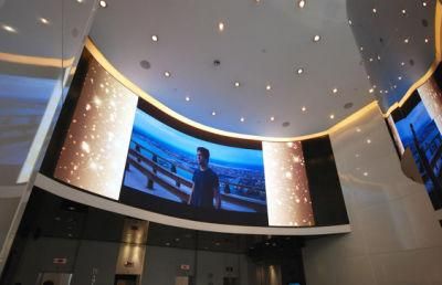 P4.81 mm Indoor Rental LED Display Curved LED Screen