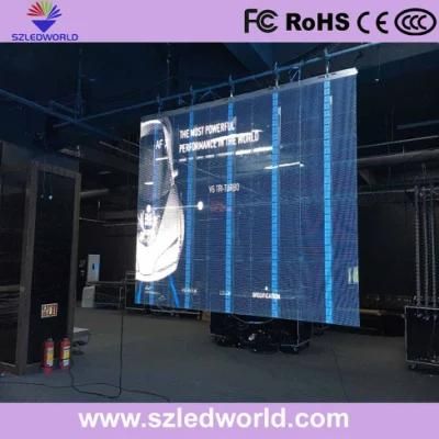 Transparent LED Super Light Ultral Thin Outdoor/Indoor Screen Display P3.9-P7.8