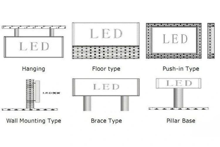 Foxgolden Indoor Video Advertising P6 SMD LED Display