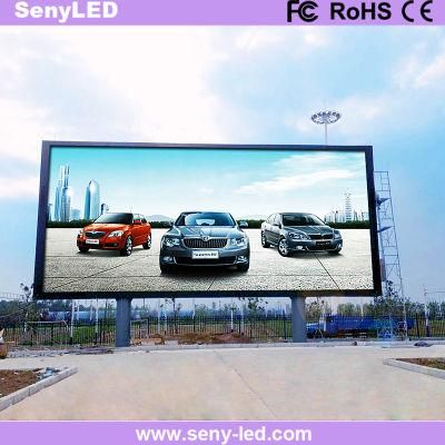 Smart Controlling Outdoor Digital Sign Board Full Color LED Commercial Display Factory