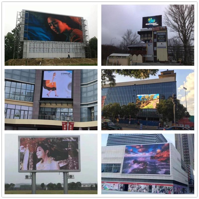 Double-Column Video Advertising Board Leisure Square P4 High Definition LED Screen Factory