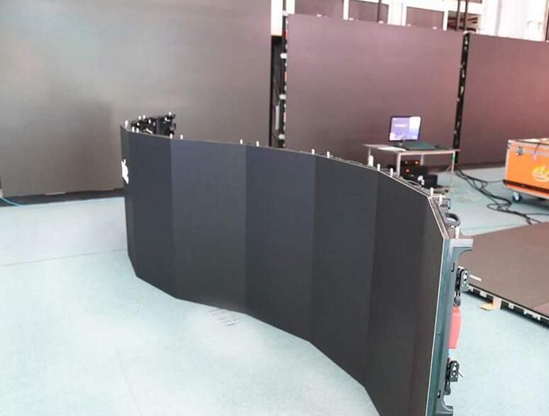 P4.81mm Pixel Stage Rental Curved LED Video Wall Display Screen with Meanwell Power Supply