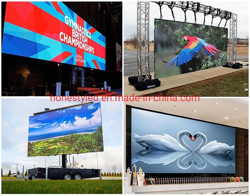 Factory Direct Selling Outdoor LED Billboard Screen RGB P10 1/4 Scan LED Display Screen Die Casting Aluminum Cabinet LED Video TV