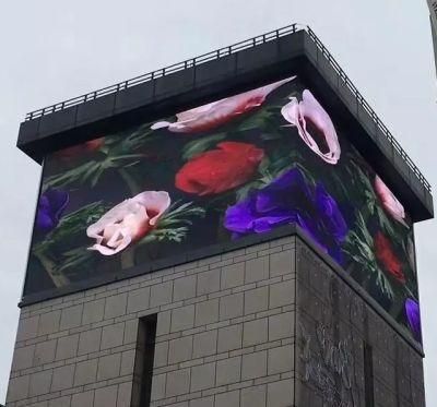 Corner LED Display Outdoor LED Display Cube P4.81 for Building