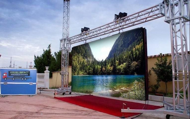 Low Power Consumption P10 Outdoor LED Display Screen