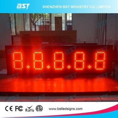 Outdoor Red Light Digital LED Gas Price Sign Display