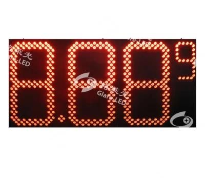 LED Gas Station Pylon Sign Regular Diesel 48inch 8.889/10 LED Gas Price Sign