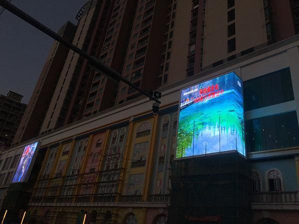 Right Angle Outdoor Advertising Screen P10 SMD Outdoor LED Display