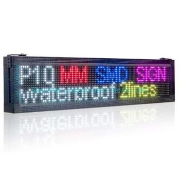 46X9inch P10 Video LED Display SMD RGB Outdoor Full Color LED Sign