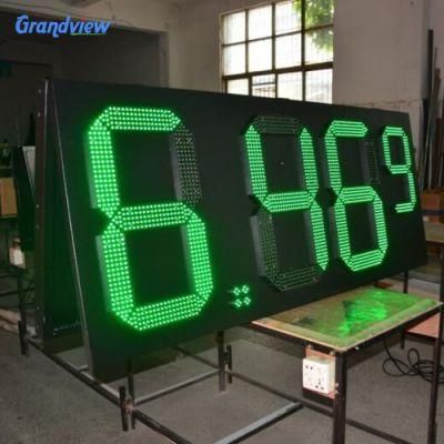 Remote Control 4 Digital Number 8.888 7 Segment LED Gas Price Sign