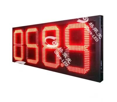 Gas Station Design Price Number Signage 4 Digits Gas Price LED Signs LED Numbers Digital Display Boards