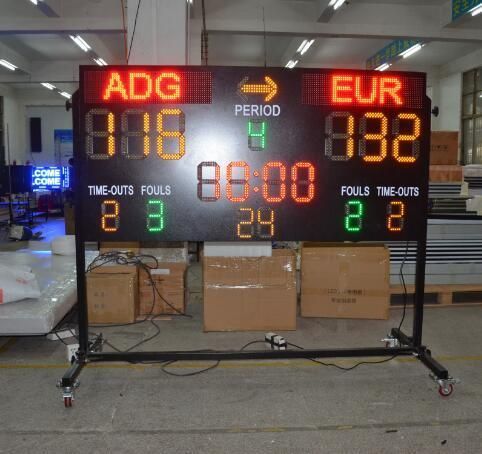 IP65 Waterproof LED Signs China LED Digital Basketball Football Scoreboard Display