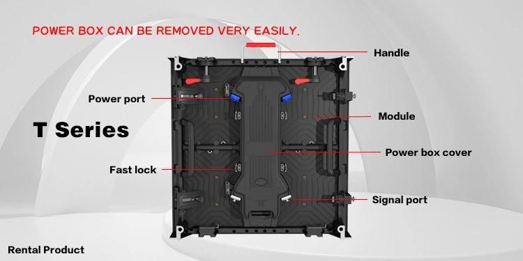 P3.91 500*500mm Advertising Display Rental Indoor LED Screen