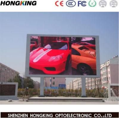 P10 Corner Advertising Super Clear Outdoor LED Billboard