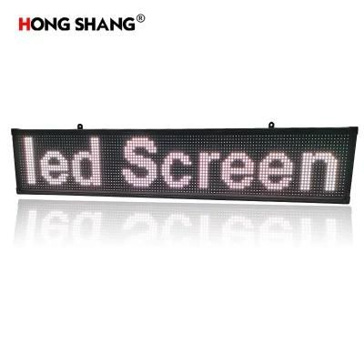 P10 Semi-Outdoor White Patch Advertising Board Multifunctional Text LED Display