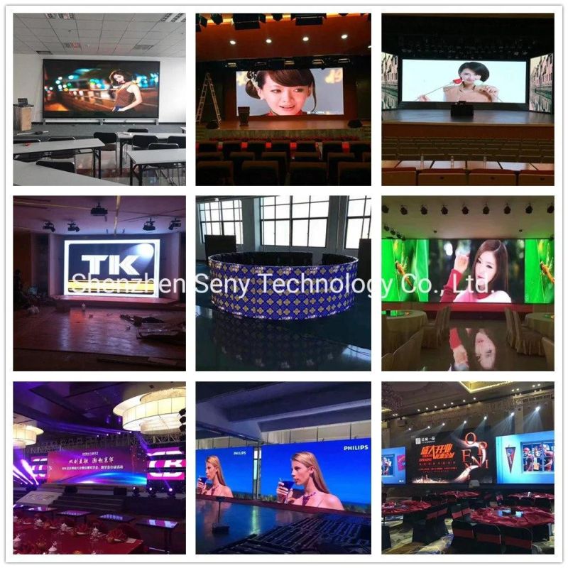 Church Auditorium Meeting Room Hotel Retail Store Video Wall 4mm Indoor Advertising Display Panel P4 LED Screen