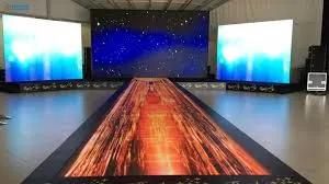 China Dance LED Floor Screen, P3.91mm Full Colour LED Display Project