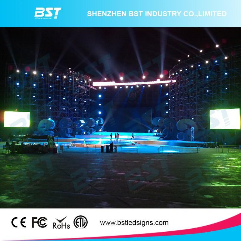 Seamless 4.81m Front Service LED Display Outdoor, LED Big Screen Die Casting Aluminum