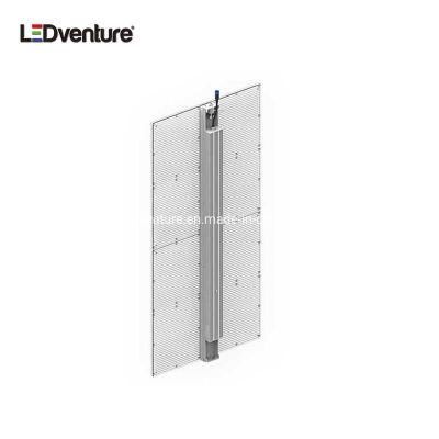 Indoor White Cabinet Full Color Transparent Aluminum LED Display