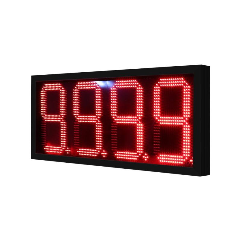 Red/Green/Yellow/White Outdoor Waterproof Gas Price LED Sign (6"/8"/10"/12"/15"/18"/20"/22"/24")