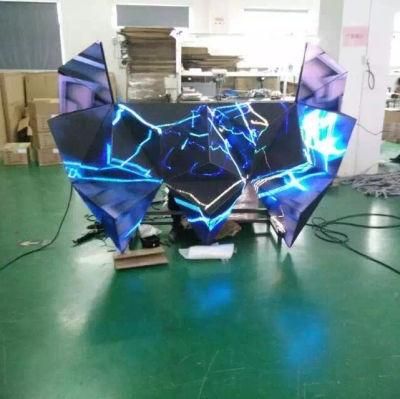 P5mm 3D Effect Creative LED DJ Booth Indoor LED Screen